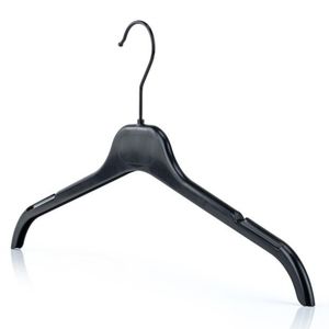 15 Random Piece Black Plastic Hangers